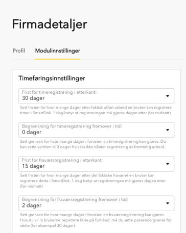 timeføringsregler